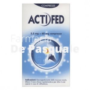 Actifed*12cpr 2,5mg+60mg